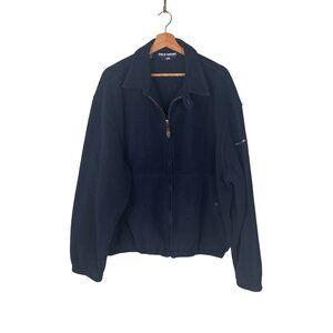 Polo Sport Ralph Lauren Vintage 90s Made In USA Full Zip Fleece Jacket Men's XL